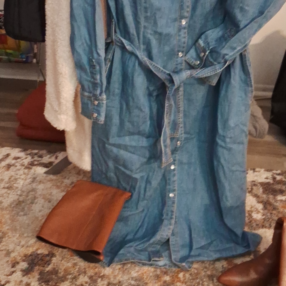 Wrangler Classic Blue Denim Dress - Picture 4 of 5